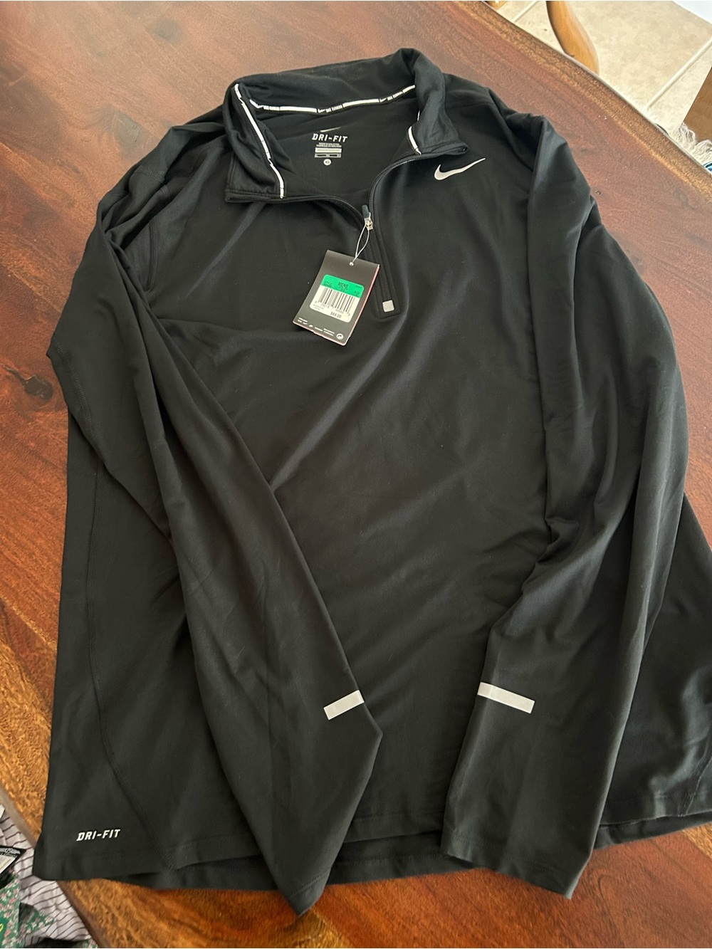 Nike Black Dri-FIT Quarter-Zip Performance Pullover